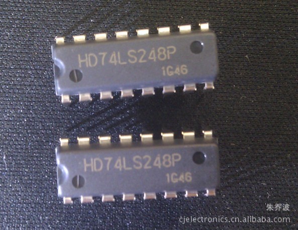 HD74LS248P日立 双列直插DIP 74LS194 74LS290