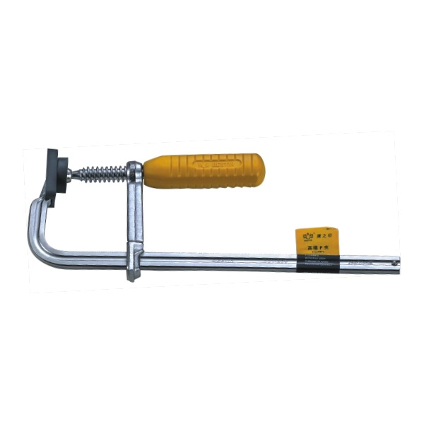 供应鹰之印塑料手柄F夹 快速夹手 固定f字夹 木工大力钳