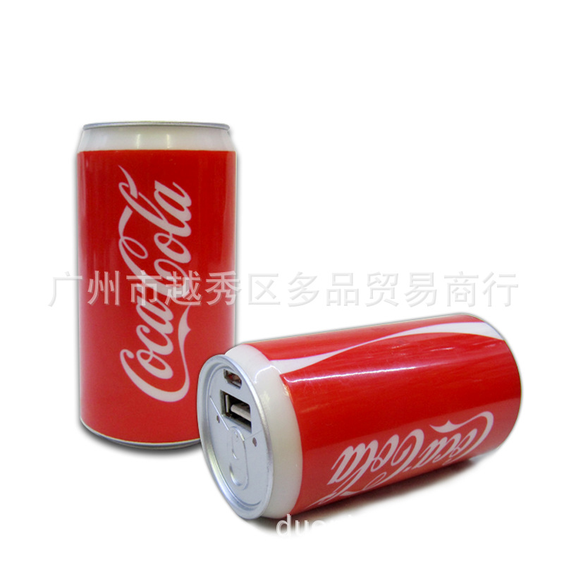 厂家直销 2800MAH迷你可乐罐移动电源 通用型移动电源 大量出货中，随机发货7