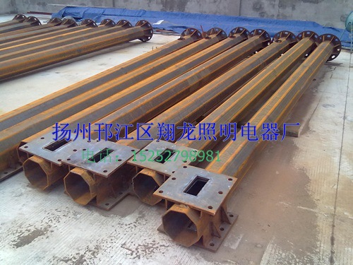 八角型球机监控杆 热镀锌喷塑监控杆【低价格 高质量】