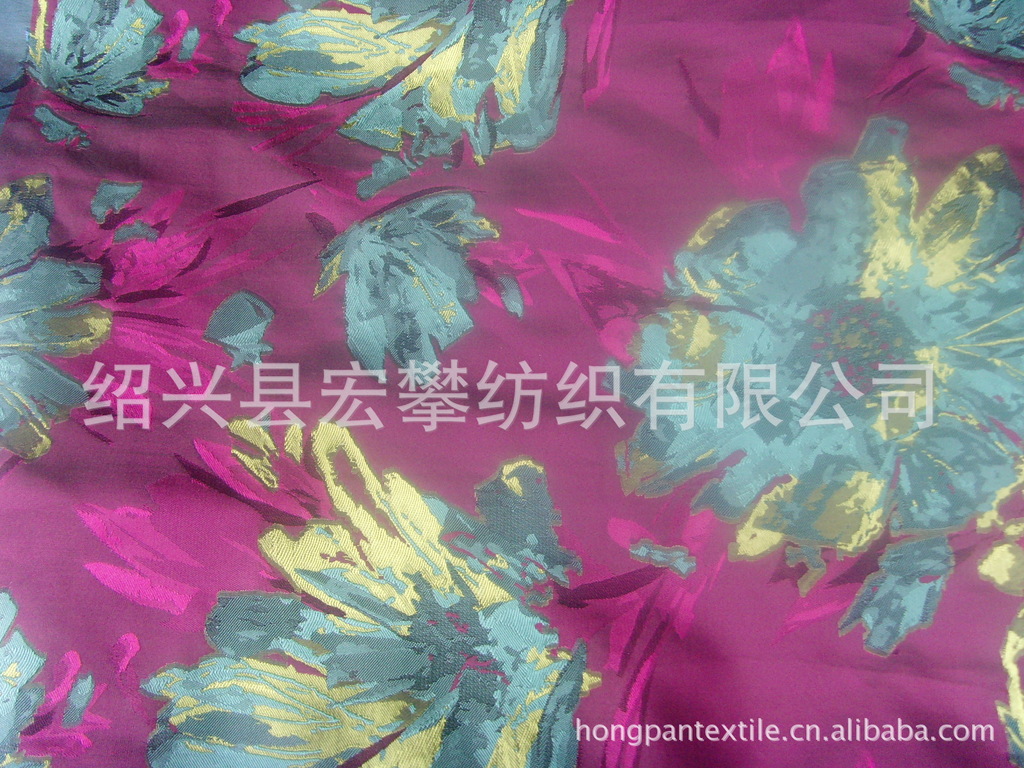 色织高密度提花剪花面料