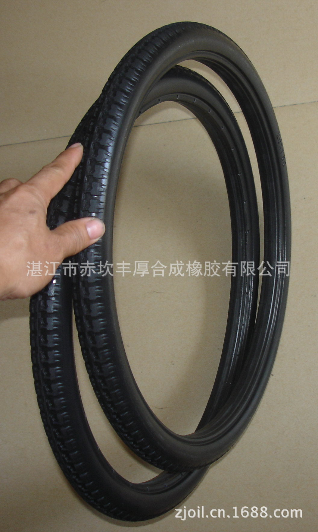 折叠自行车免充气实心轻质弹力轮胎20X1.50-21