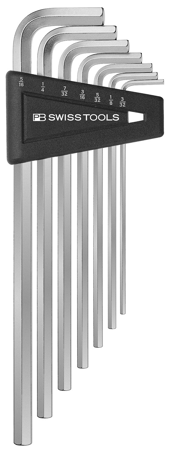 瑞士PB SWISS TOOLS工具套装英制加长平头内六角扳手 214Z.H系列