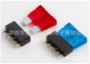 双拼插片保险丝夹,插片保险丝座，30A保险丝夹，双拼保险丝夹