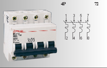 优惠价供应东元台安小型断路器BM-63D 4P