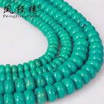 湖北绿松石串珠散珠子配珠饰批发 算盘珠佛珠隔珠DIY饰品配件
