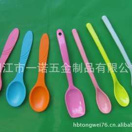 P-041KAA咖啡勺,雪糕勺更,冰淇淋勺,ABS勺子,PS方匙圆匙儿童餐具