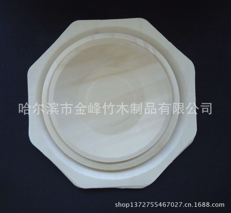 Cheap Promotion Various Specifications Disposable Wood Veneer Dinner Plate Wood Veneer Boat
