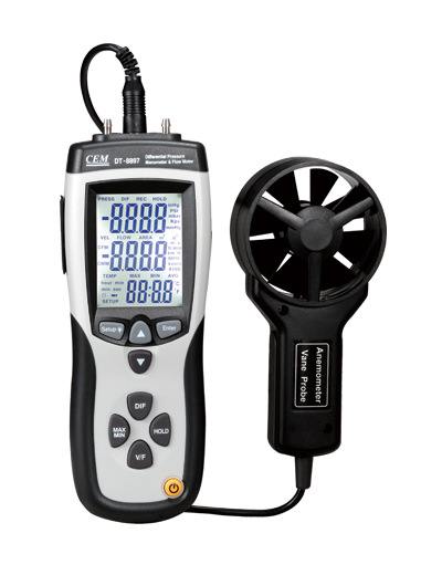 DT-8897 multi-function differential pressure Anemometer