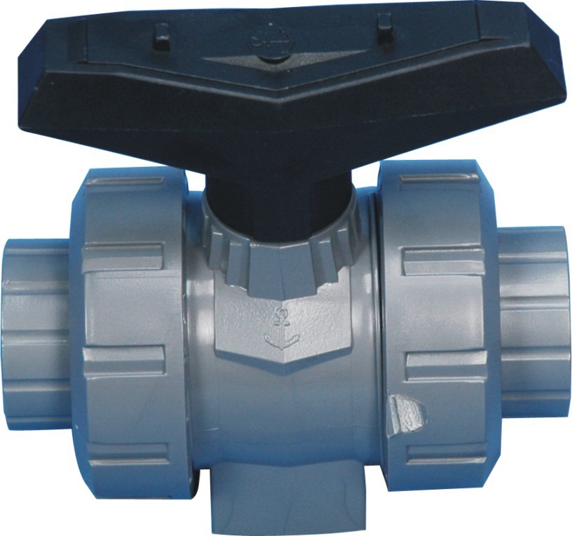 球阀规格 阀门生产厂家 锚牌CPVC球阀 耐高温阀门 灰色球阀dn50