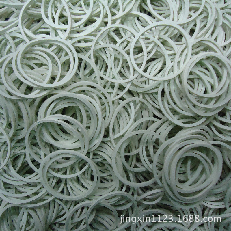 越南发圈 25白色耐高温橡皮筋 天然橡胶 弹性橡胶制品 批发