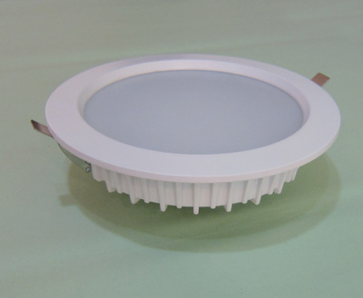 廣州室內led外殼套件   8寸上下分體30W貼片壓鑄筒燈外殼