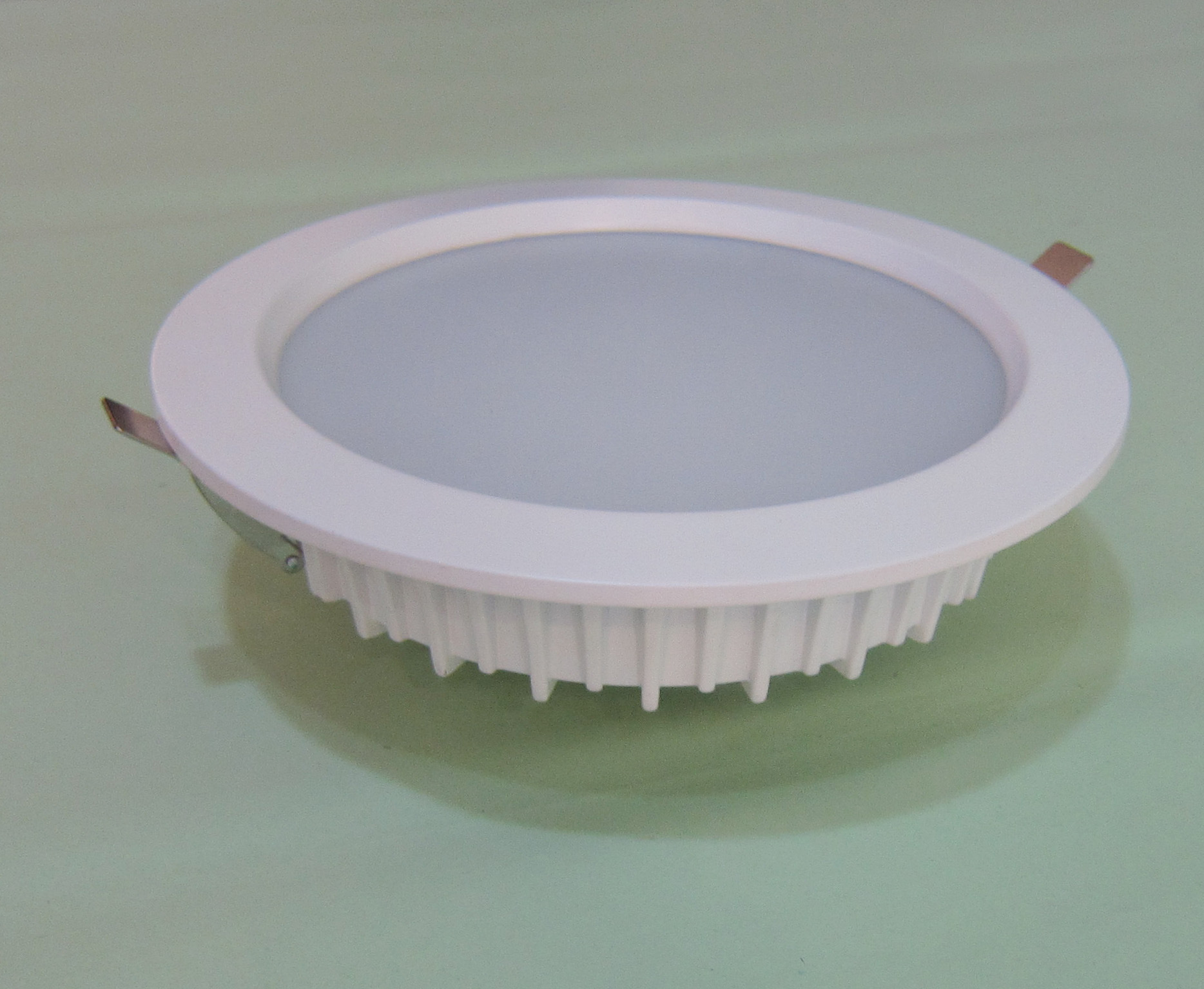 廣州室內led外殼套件   8寸上下分體30W貼片壓鑄筒燈外殼