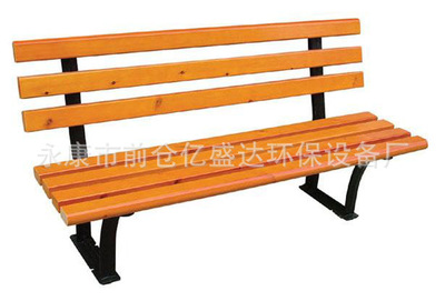 Factory wholesale Cast iron foot Anticorrosive wood Park Bench Park leisure chairs Benches Customized
