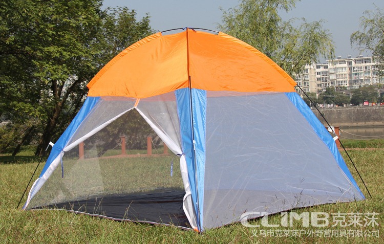 Export South Korea outdoor extra large beach sunshade/South Korea hot sale three-side gauze sand pergola beach fishing tent