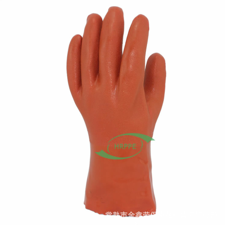 东亚880耐油防护 PVC浸塑手套 耐酸碱手套
