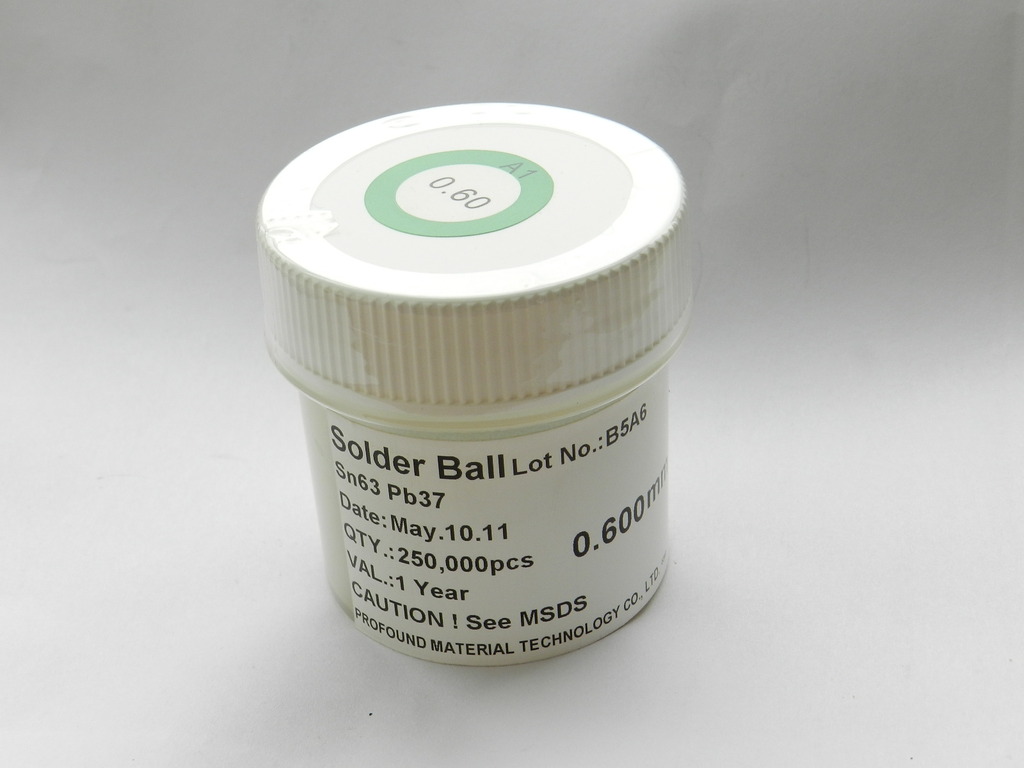 工厂直销0.6有铅锡球 锡珠 BGA焊锡球 焊珠sn63/pb37