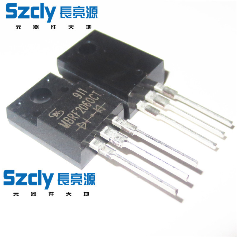 肖特基二管MBRF2060CT 20A 60V TO-220F塑封 原装现货