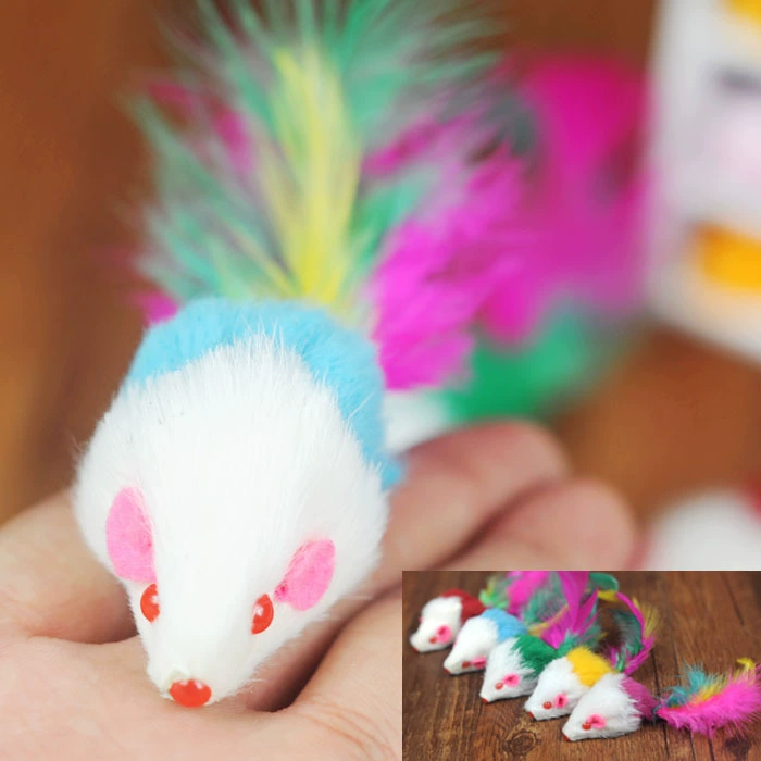 Двухцветная реалистичная игрушка, кошка, можно кусать