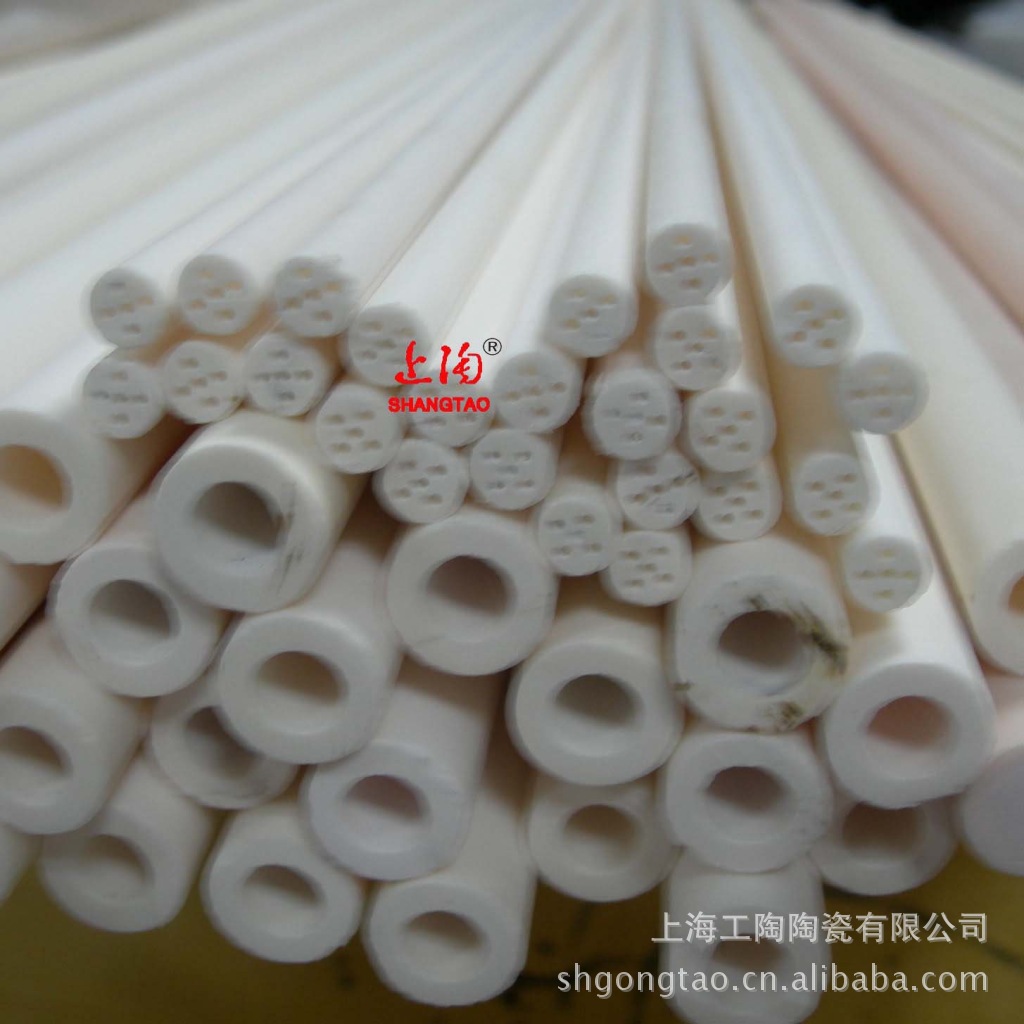 厂家供应 99% 99.5% 氧化铝陶瓷管，刚玉管，陶瓷棒