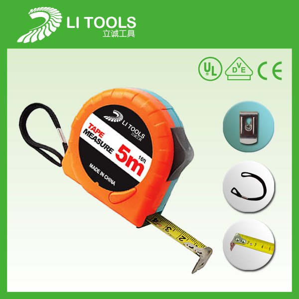 双色外壳5m钢卷尺 结实可靠 耐摔耐磨