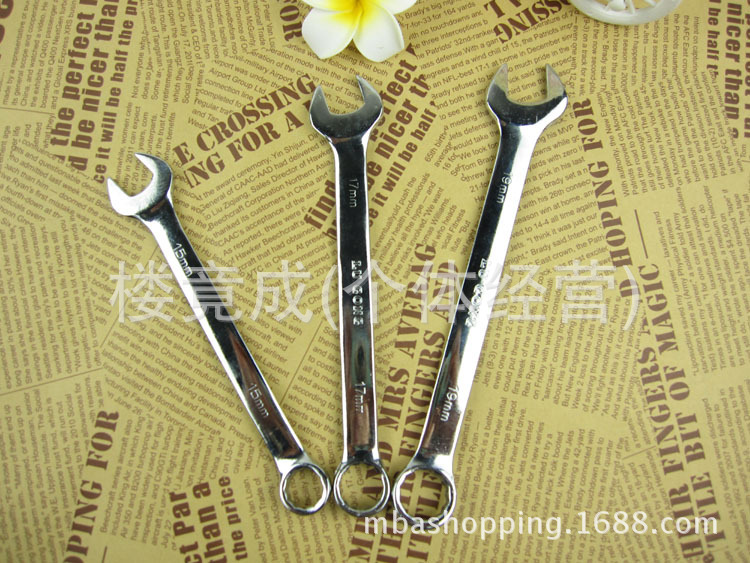 조합 도구 렌치 세트 이중 목적 개방형 매화 백 렌치 자동 수리 기계 수리 하드웨어 도구 재고