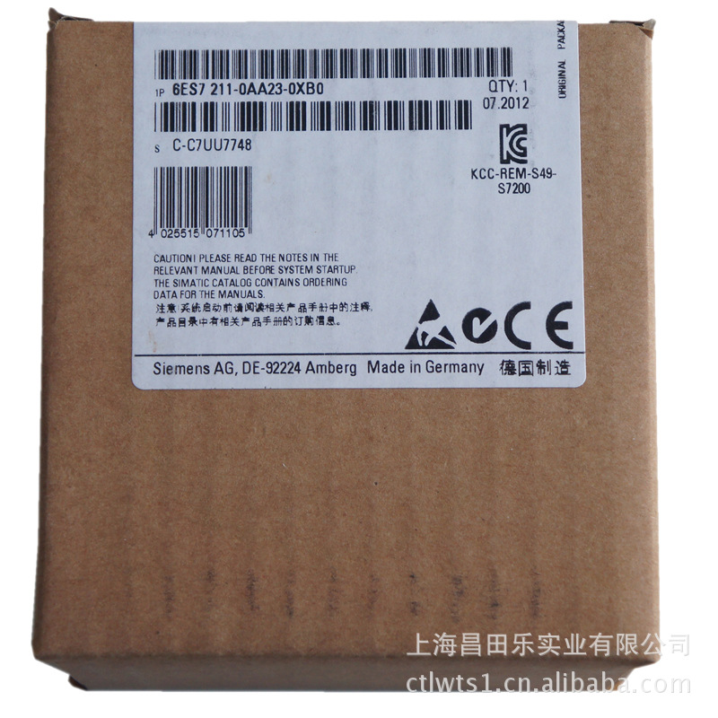 供应西门子处理模组6ES7211-0AA23-0XB0