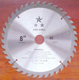 Factory supply carbide woodworking saw blade/Saw Blade for electric circular machine/cutting blade 8 inch 40 teeth