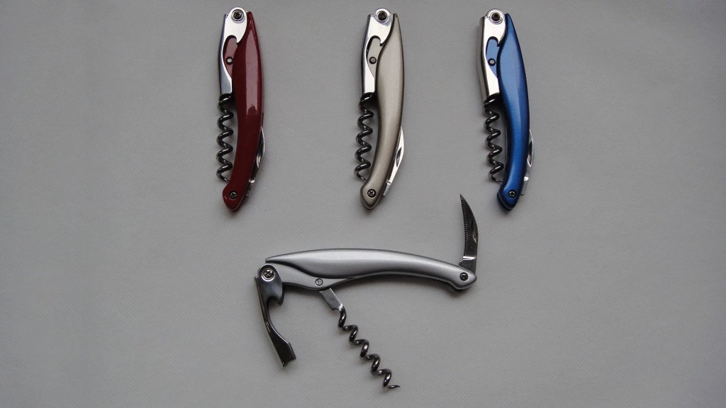 KS012 red wine bottle drill opening tool aluminum handle enable bottle