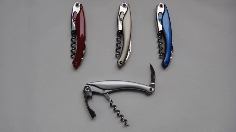 KS012 red wine bottle drill opening tool aluminum handle enable bottle