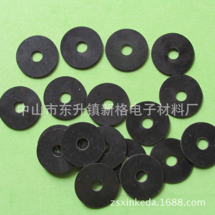 厂家直销黑色圆形橡胶垫 自粘橡胶垫 防滑防震橡胶垫规格可定制