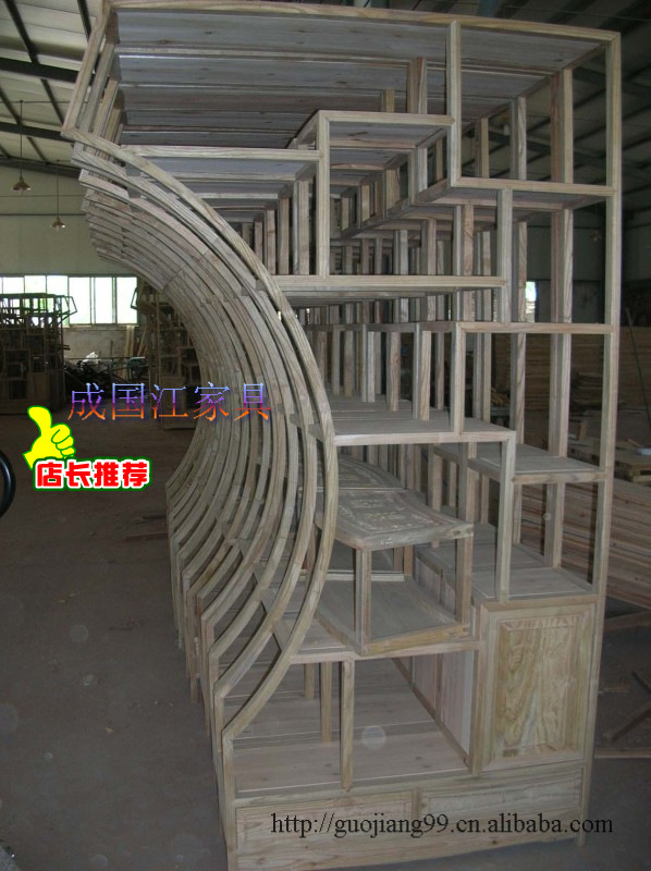 Special Offer Markdown sale furniture Shelf classical cupboard simple and easy solid wood multi-function Ming False penalty ten