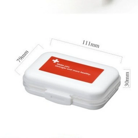 Восьмирешетчатая аптечка мини-аптечка для путешествий небольшая аптечка пластиковая аптечка для упаковки лекарств капсула внутренняя упаковка