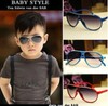 Retro fashionable children's sunglasses suitable for men and women, sun protection cream, glasses, 2020, UF-protection