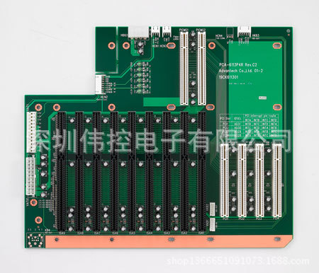 研华工业底板PCA-6113P4R-0C2E 后四糟为PCI的工业底板