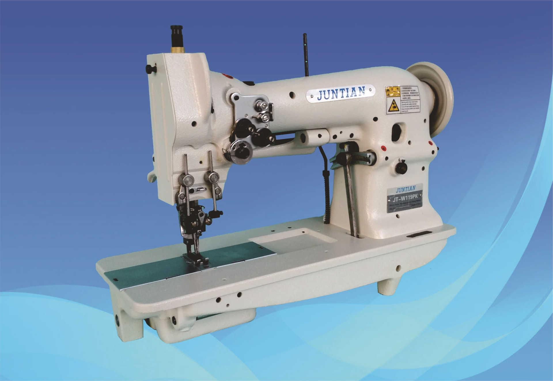 供应骏田牌W119邮牙齿机 小圈绣对丝机 高档密边机