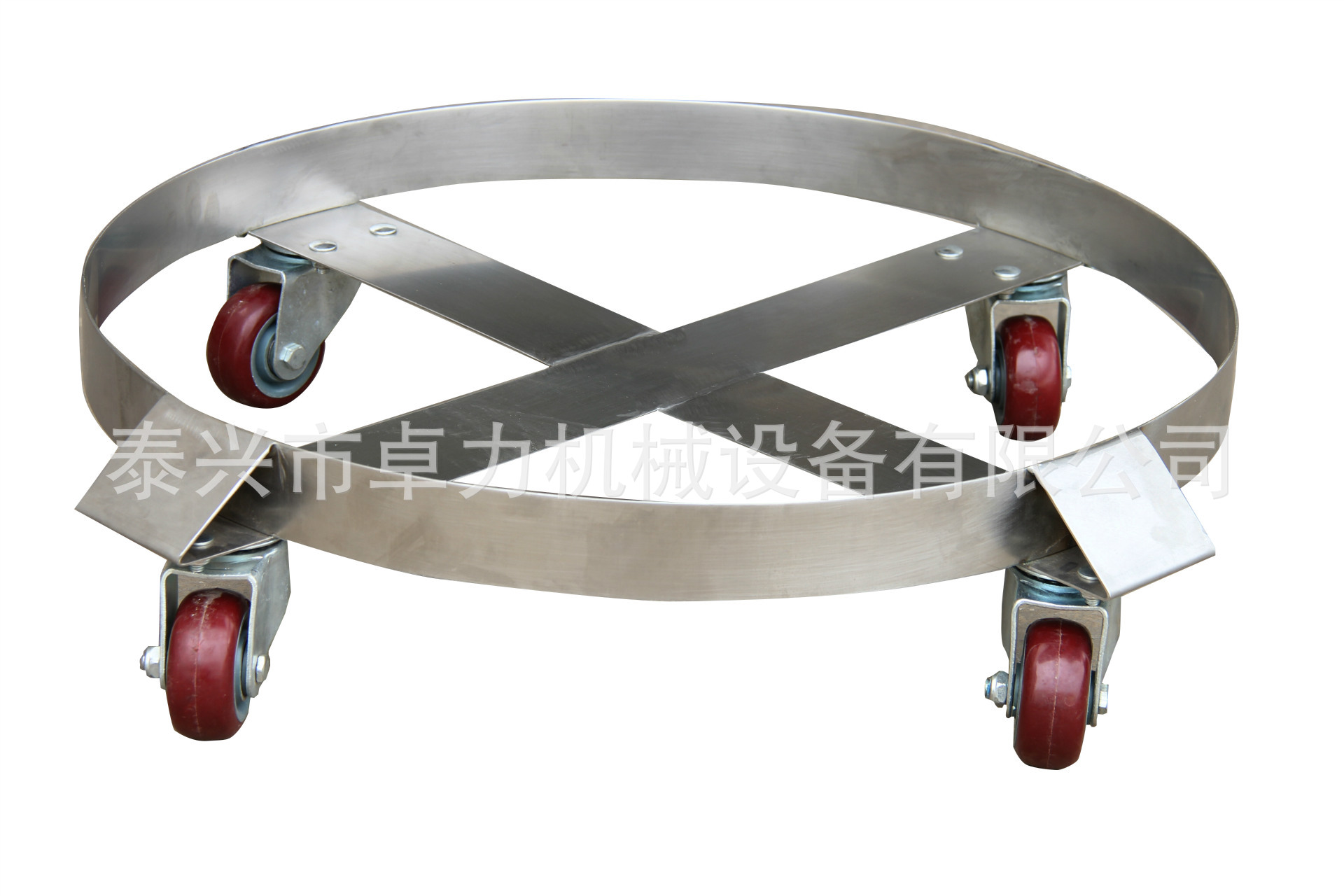 厦门供应特价不锈钢油桶小车，油桶平移车