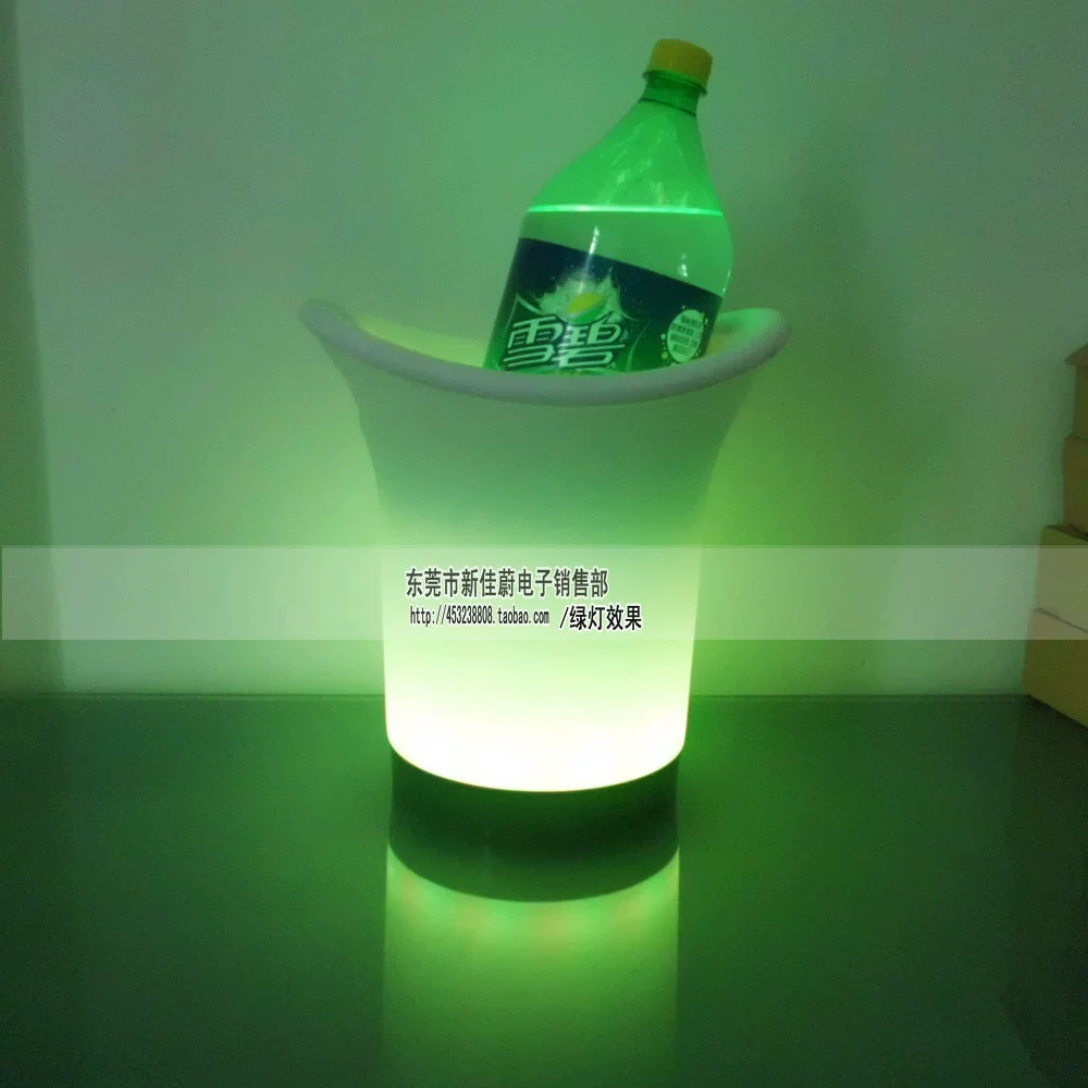 Оригинальные товары бар ведро льда светоизлучающее ведро льда Двухслойное светоизлучающее ведро льда Супер прочное ведро льда подгонять несколько светлых цветов