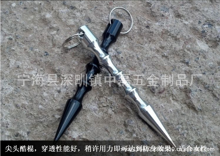 防身戰術酷棍女子防狼武器用品鑰匙棍暗器工具破窗器防