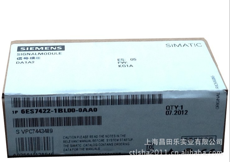 供应全新 西门子PLC S7-400 信号模组6ES7422-1BL00-0AA0