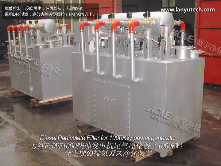 核应急柴油发电机组尾气净化系统