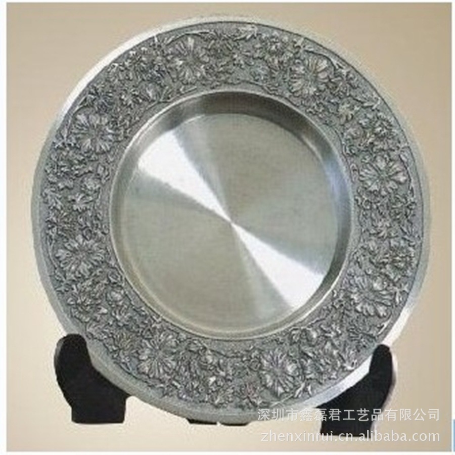 深圳厂家定制高档锌合金纪念盘/奖盘 铜镀金纪念盘奖盘|ms