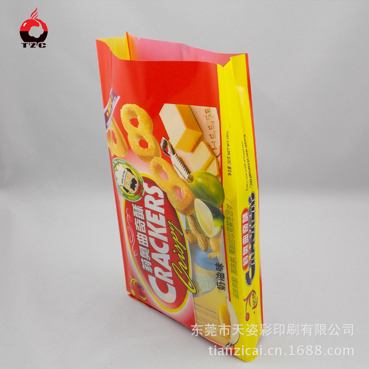 厂家供应 塑料食品包装袋 塑料饼干袋 可印刷饼干袋子 QS认证