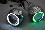 廠傢直銷2.0寸雙光透鏡 汽車透鏡 摩托車透鏡 HID天使眼透鏡