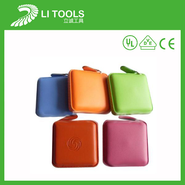 实体工厂制造真皮卷尺  /可丝印或烫印LOGO  PU卷尺 