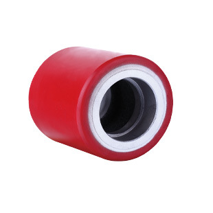 铁芯滚轮_手动液压车轮子80x70PU铁芯滚轮,装