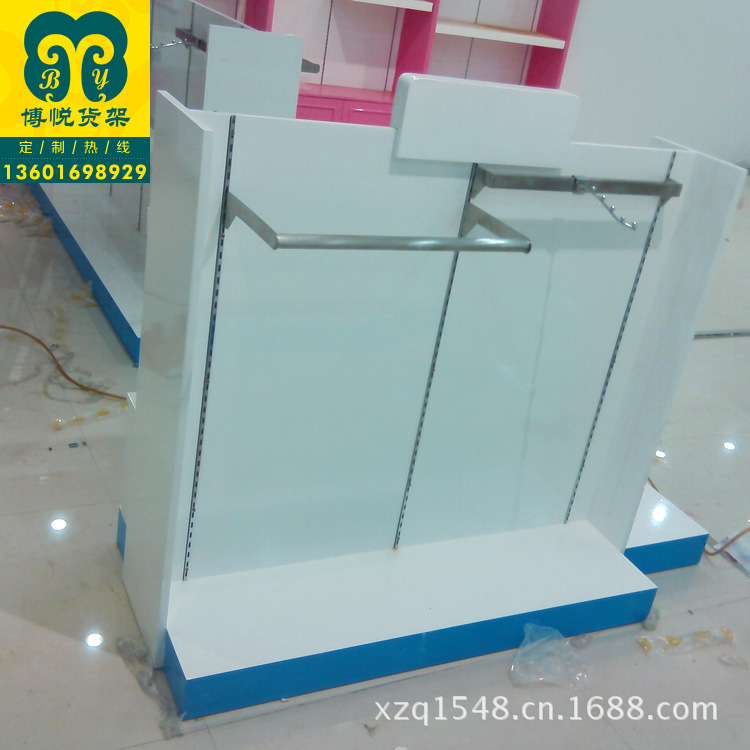 服装中岛柜商场陈列柜童装货架边柜奶粉母婴用品展览柜内衣专卖店