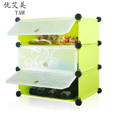 Amy multi-function Assemble Storage Shoe cabinet Amazing Free Combined Clothing Storage cabinet Manufactor wholesale
