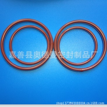 生产耐高温200度耐腐蚀耐磨两层透明层铁氟龙PFA包覆硅胶矩形圈