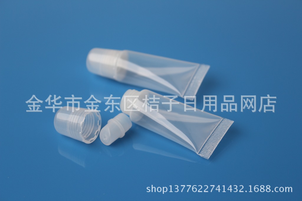 总长70MM 5ML旋盖斜嘴软管 分装瓶 挤压瓶  唇彩软管 空管